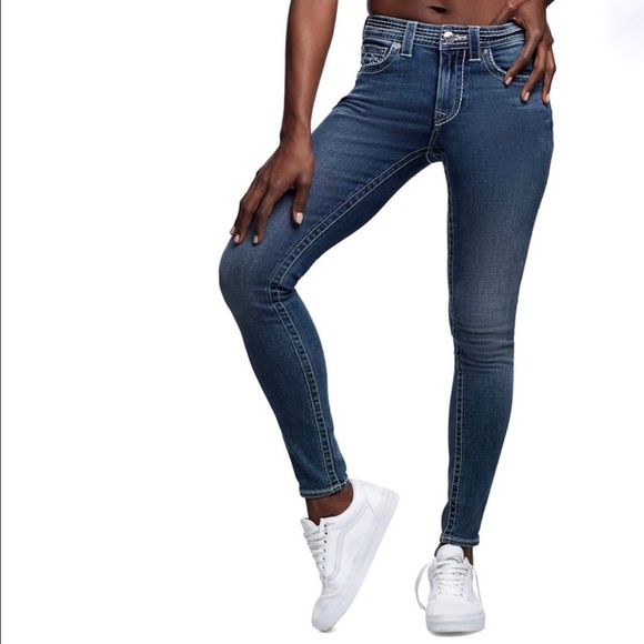 NWT Women’s True Religion Thirst Trap Jennie Big T Skinny Jeans Sz 31 - Picture 2 of 5